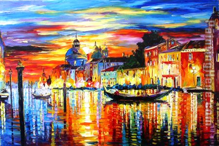 Colorful Venice painting - 2011 Colorful Venice art painting